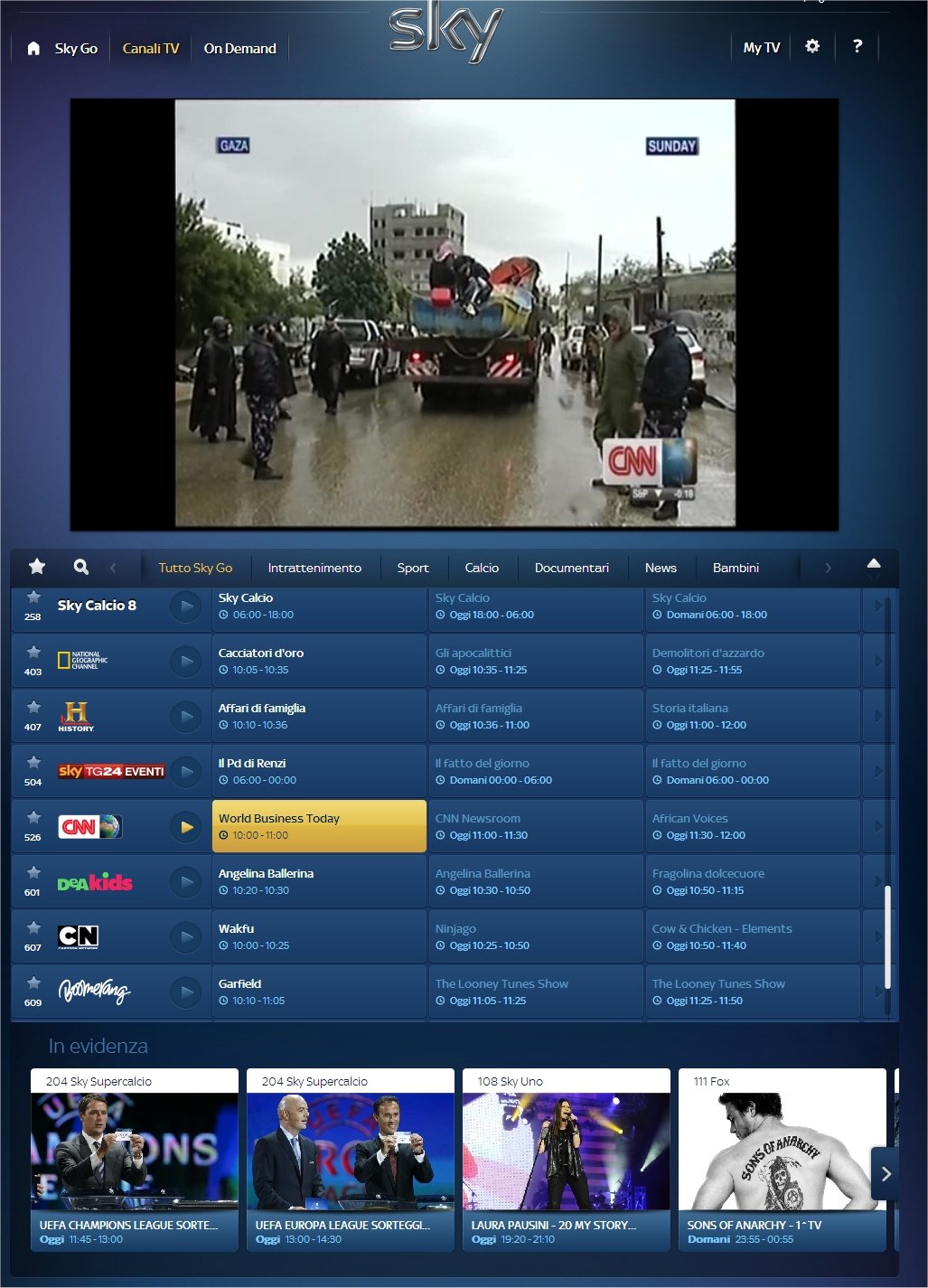 CNN International arriva da oggi in diretta streaming su Sky Go